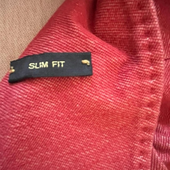 Massimo Dutti Red and Pink Tailored Blazer - Picture 4 of 7